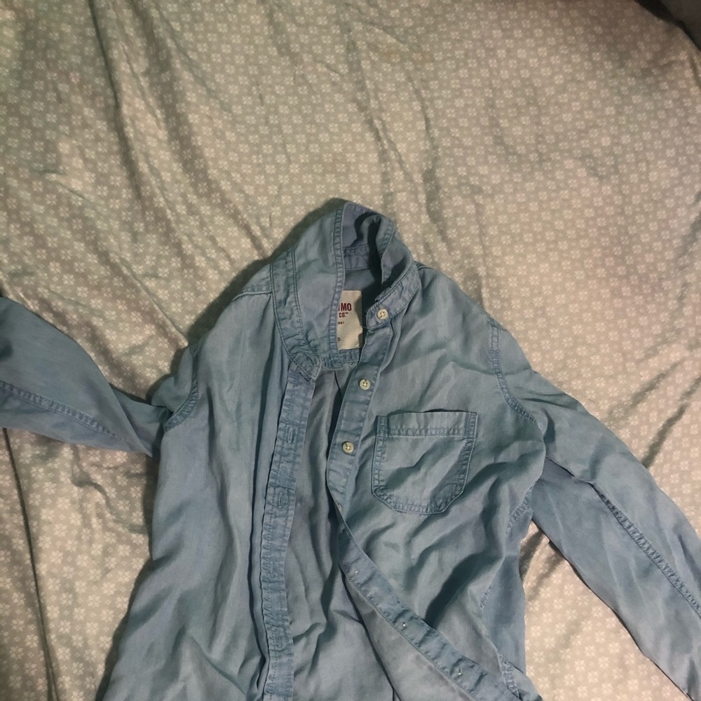 Chambray Colored Button up